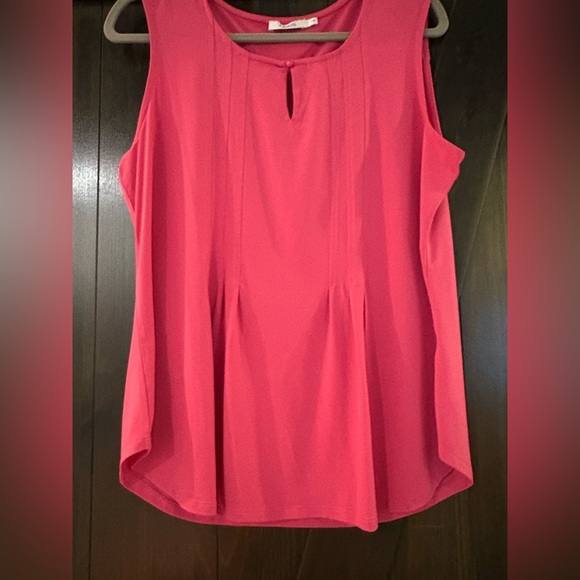 Ricki's Tops - Ricki's Vibrant Pink Sleeveless Blouse